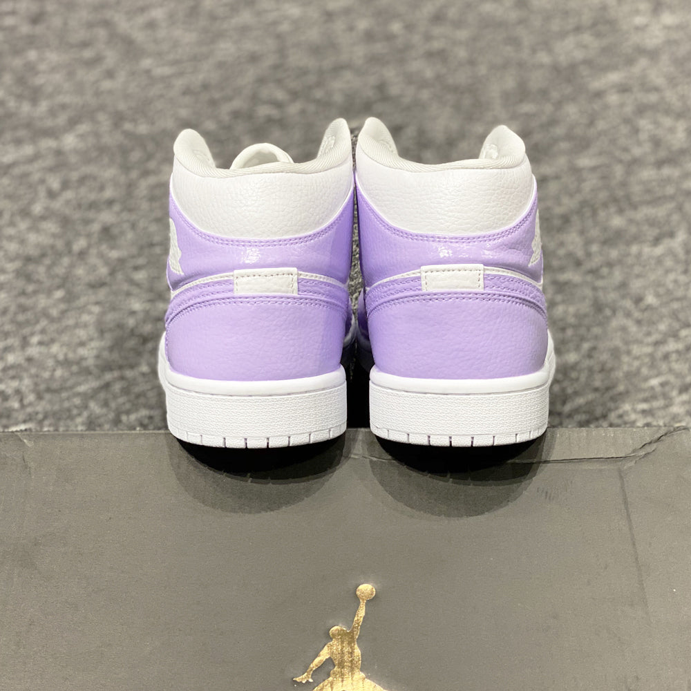 Custom Air Jordan 1 Light Purple White