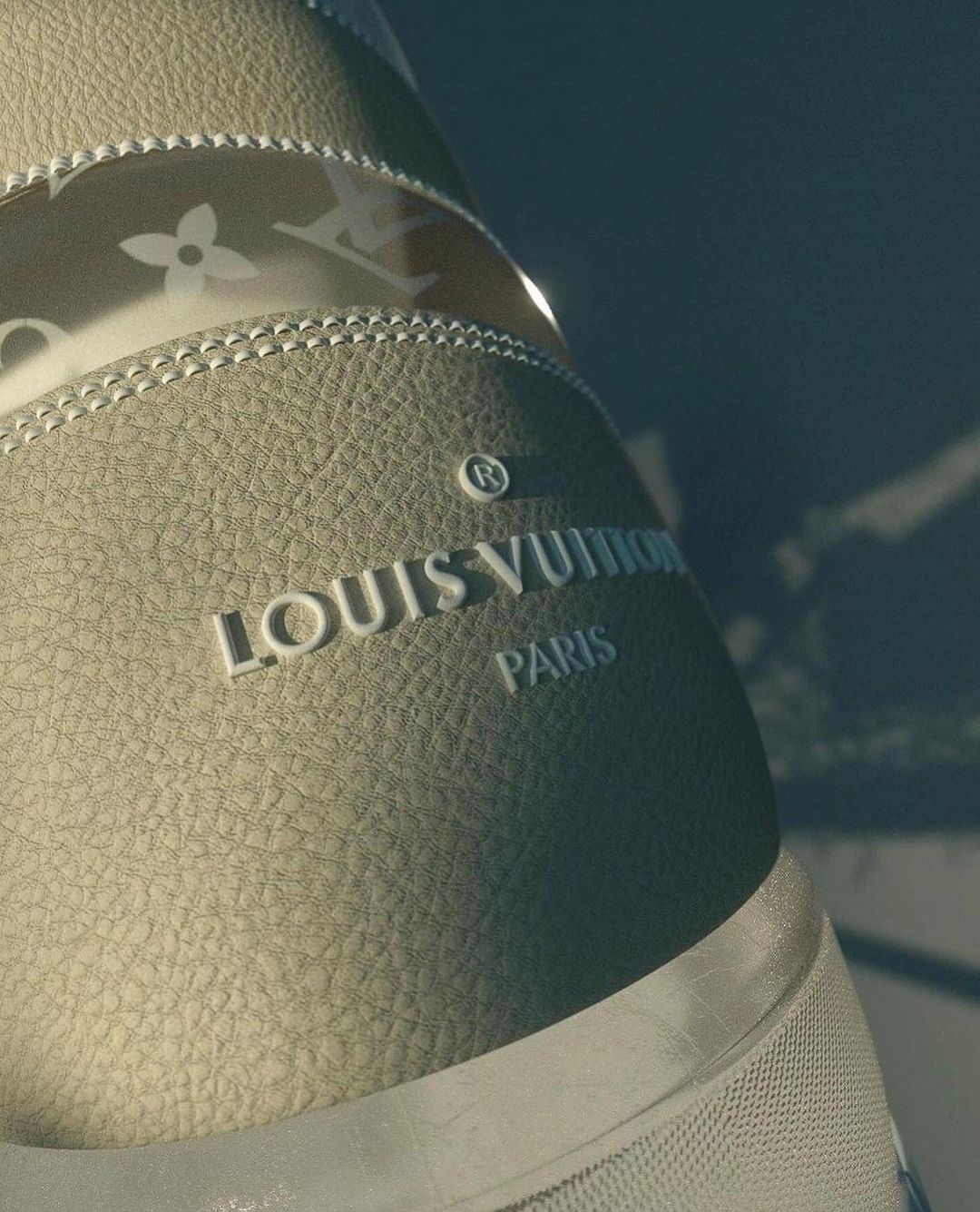 Custom Air Jordan 1 Silver White LV