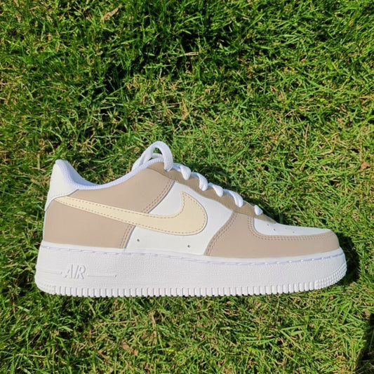 Brown Beige Custom Sneakers Air Force 1
