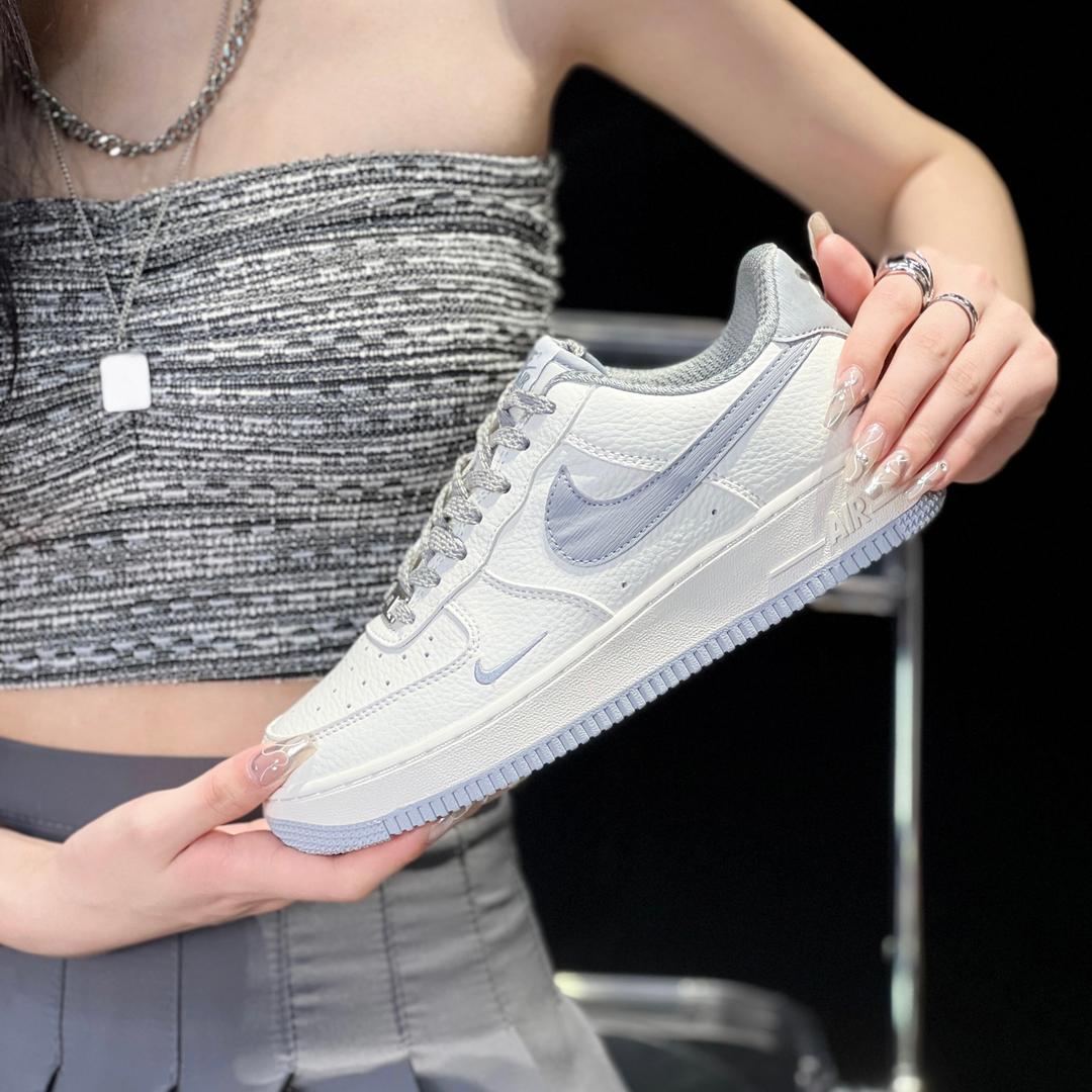 Grey Custom Sneakers Air Force 1