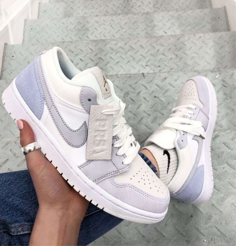 Grey Paris Custom Air Jordan 1 Low