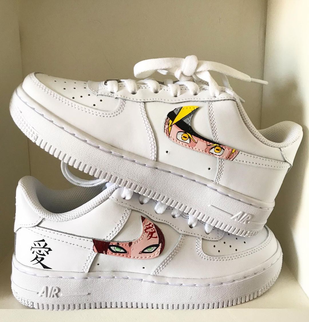 Anime Eyes Print Custom AF 1s Shoes