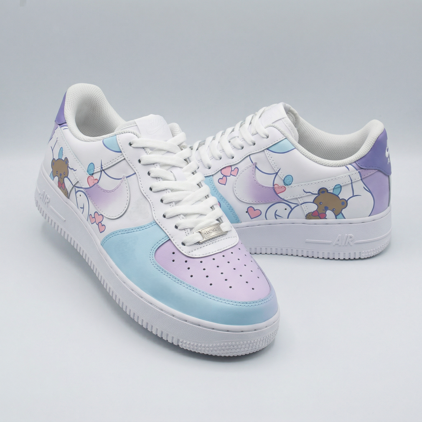 Baby Blue Purple Bears Hearts Bunnies Cinnamoroll Custom AF 1s Shoes