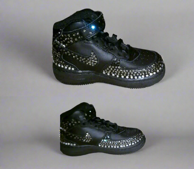 Custom Air Force 1 Black Studded