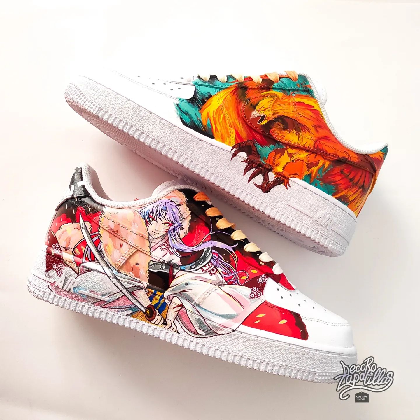 Custom Air Force 1 Seshomaru Anime Theme