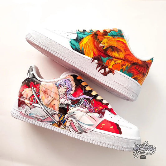 Custom Air Force 1 Seshomaru Anime Theme