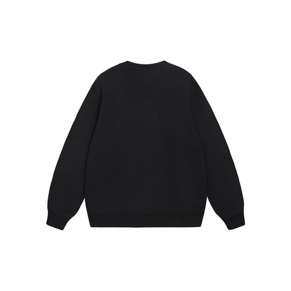 Custom Embroidery Nike Sweatshirt Black Evil - Eye Love Design