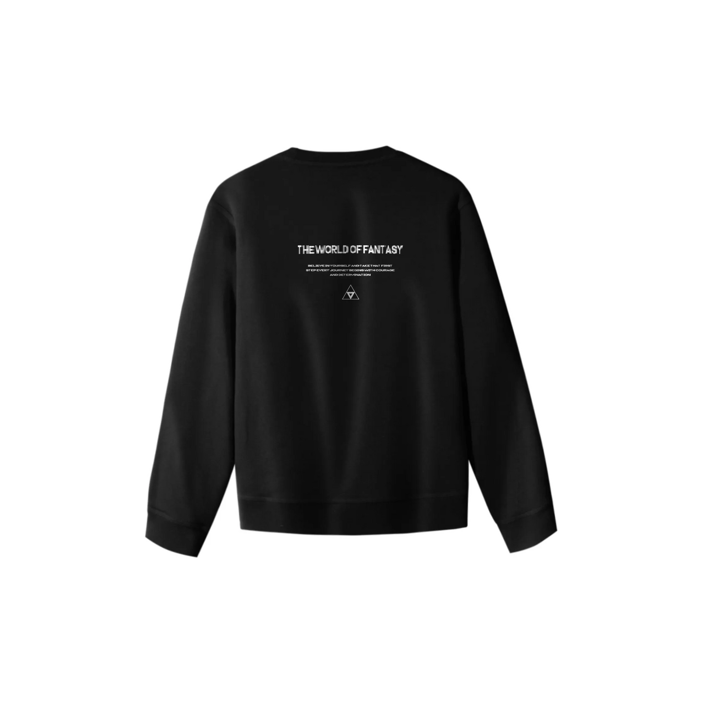 Custom Nike Sweatshirt Black Fantasy Theme With Knight Graphic