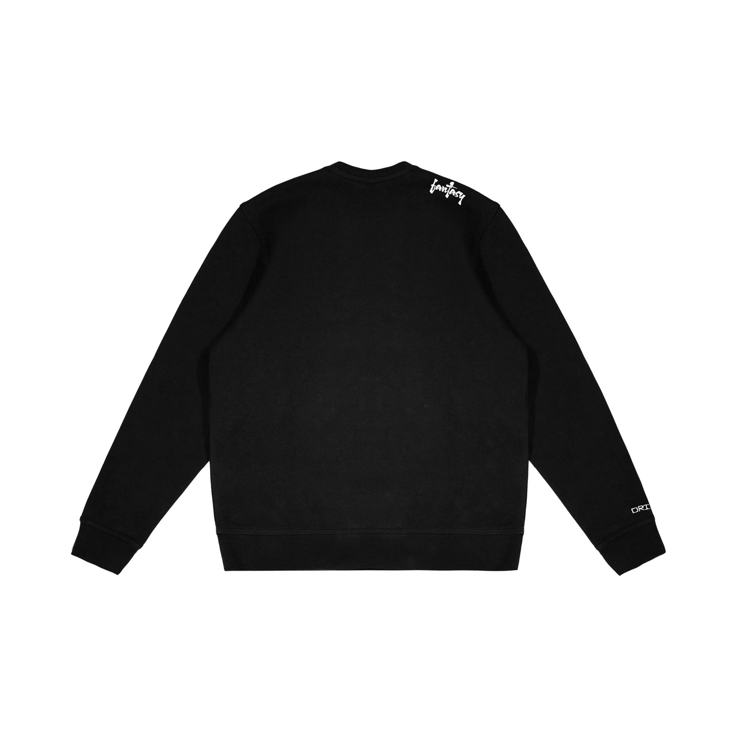 Custom Nike Sweatshirt Black With Lace Panel
