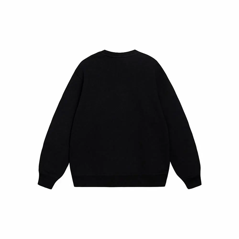 Custom Nike Sweatshirt PAnda Pattern Black Red