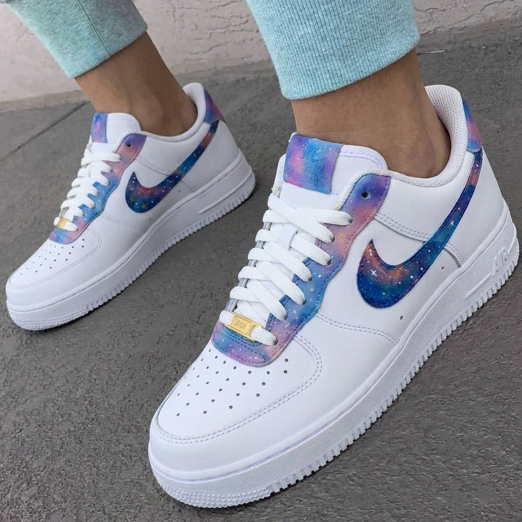 Galaxy Pattern Custom AF 1s Shoes
