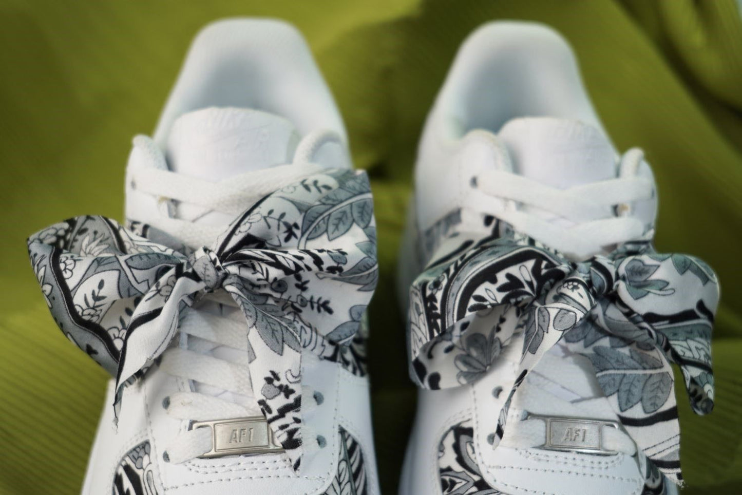 Black Ribbon Custom Sneakers Air Force 1