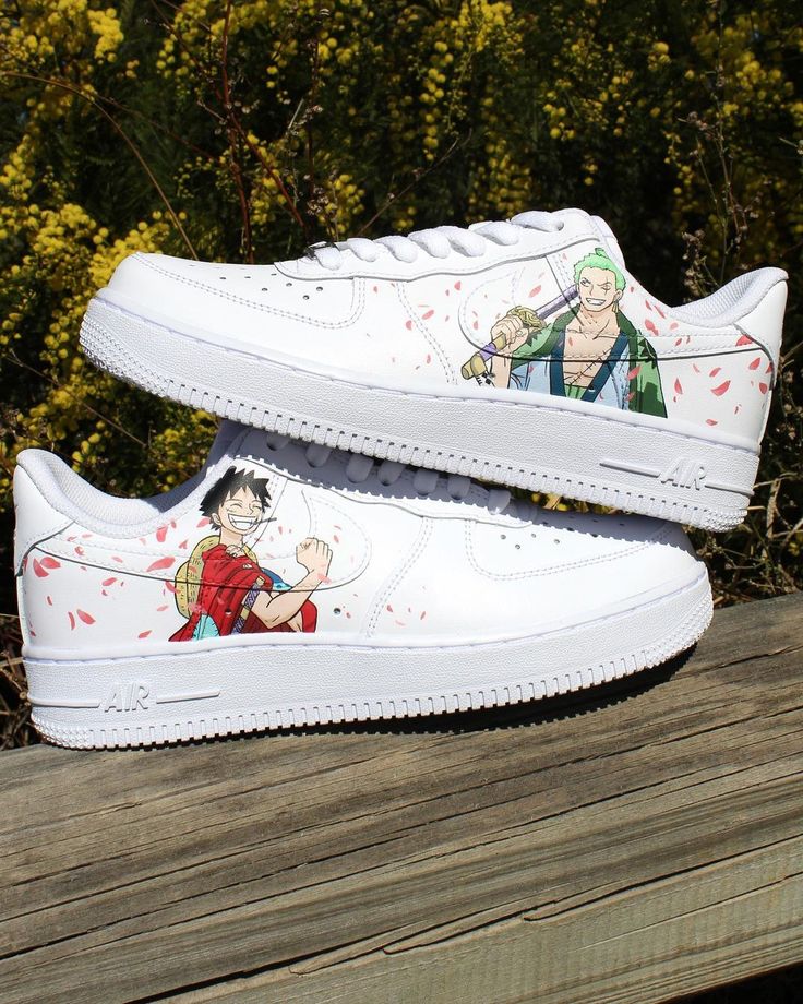 Red Green One - Piece Custom AF 1s Shoes