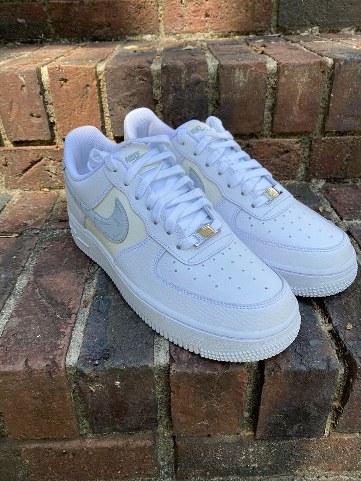 White Light Gray Custom AF 1s Shoes