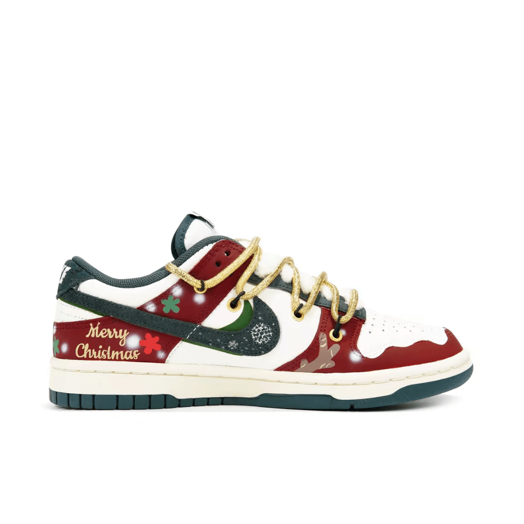 Christmas Gift Xmas Custom Dunk Red Green Snowflake Pendant
