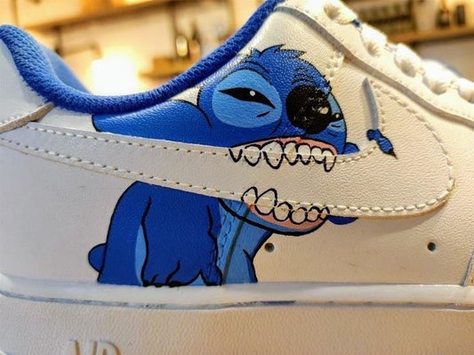 Hand Painted Stitch Custom Air Force 1 Sneakers
