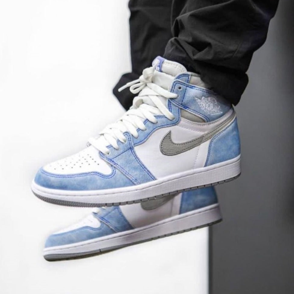 Denim Blue Sneakers Custom Air Jordan 1