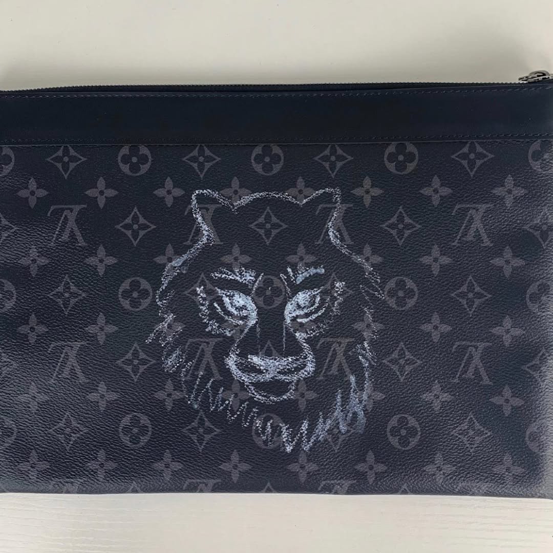 Hand Painted Tiger Pattern Personalized Custom Bags