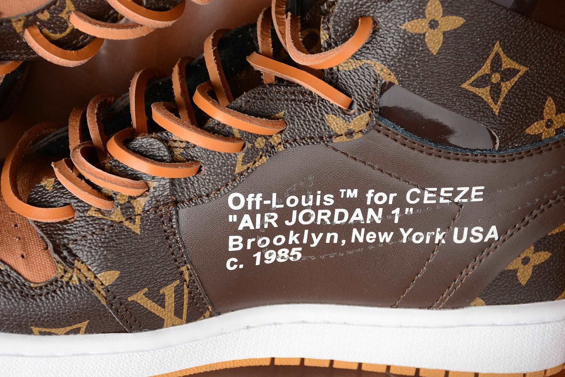 Custom Air Jordan 1 Classic LV