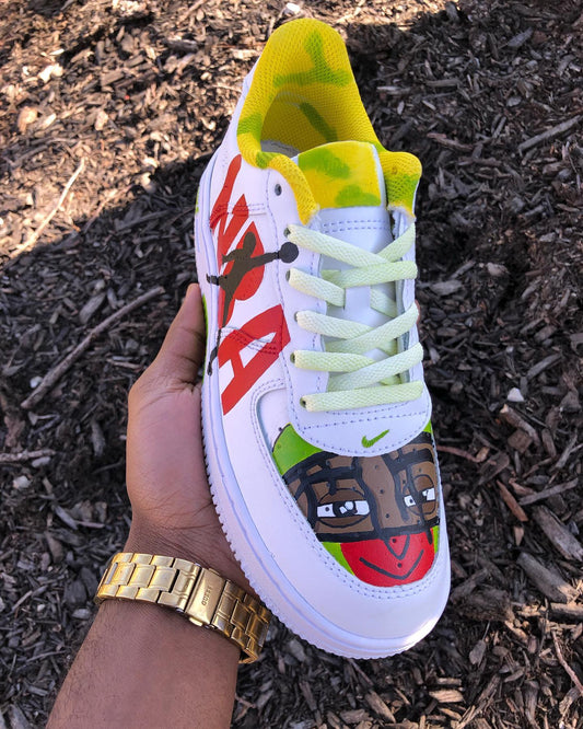 Hand Painted Cartoon Custom Air Force 1 Sneakers