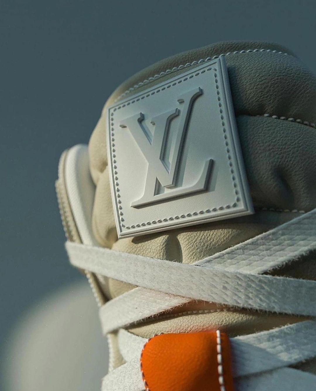 Custom Air Jordan 1 Silver White LV