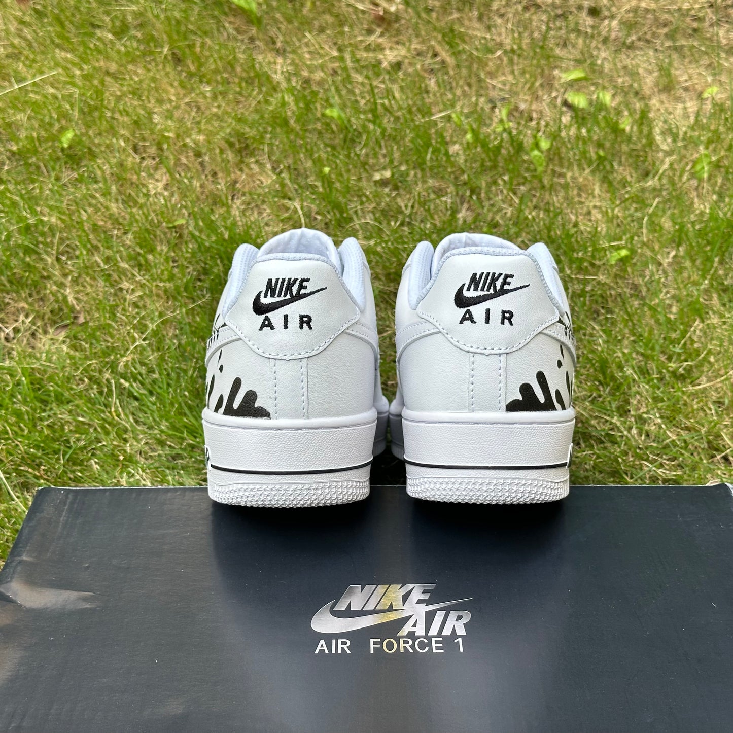 Custom Air Force 1 Simple Strokes Japanese Waves