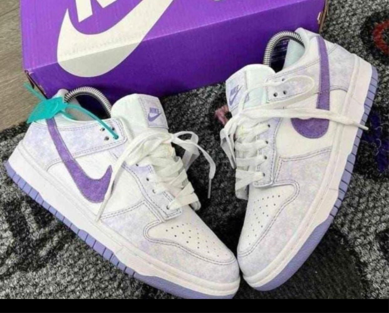 Purple Pulse Sneakers Custom Dunk