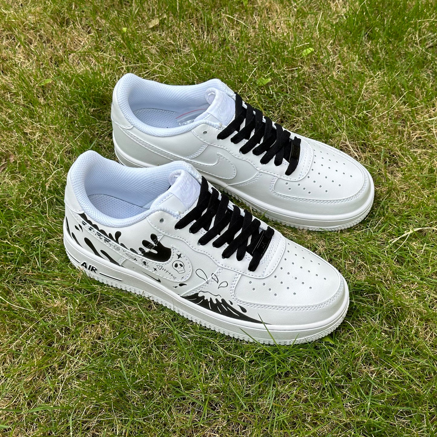 Custom Air Force 1 Simple Strokes Japanese Waves