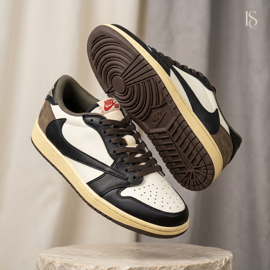 Hand Painted Mocha Custom Sneakers