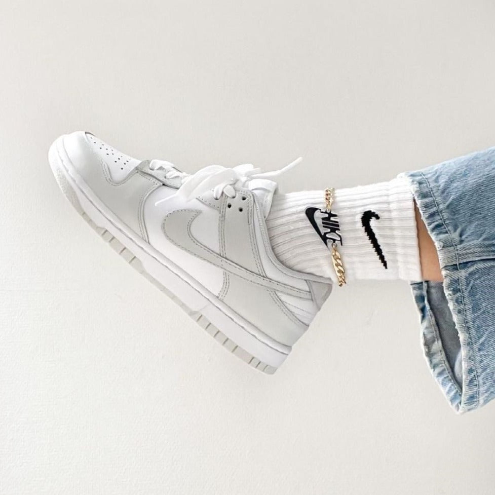 Grey Sneakers Custom Dunk