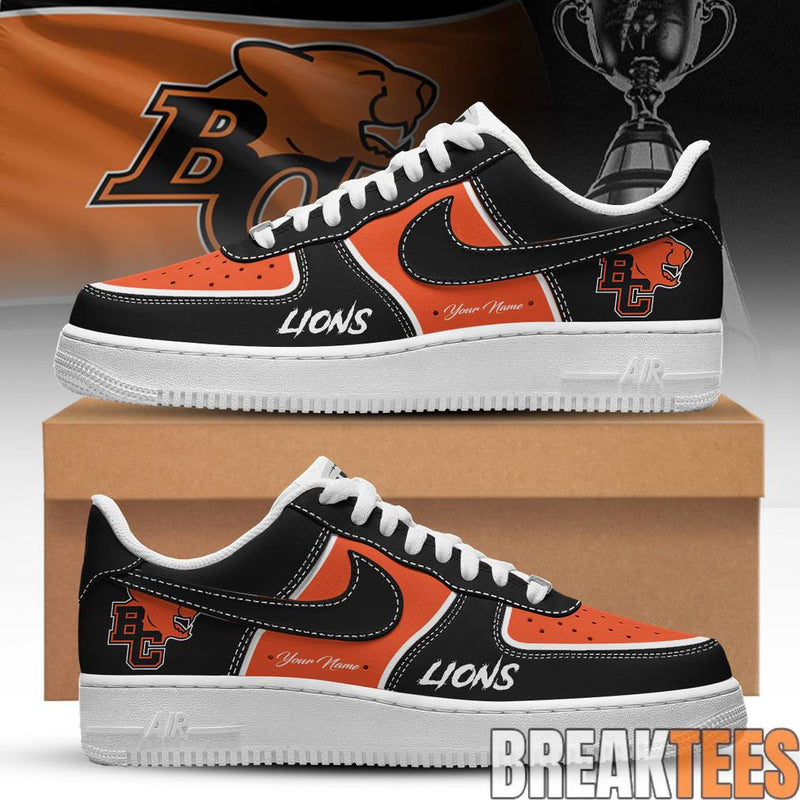 Hand Painted BC Lions Custom Air Force 1 Sneakers