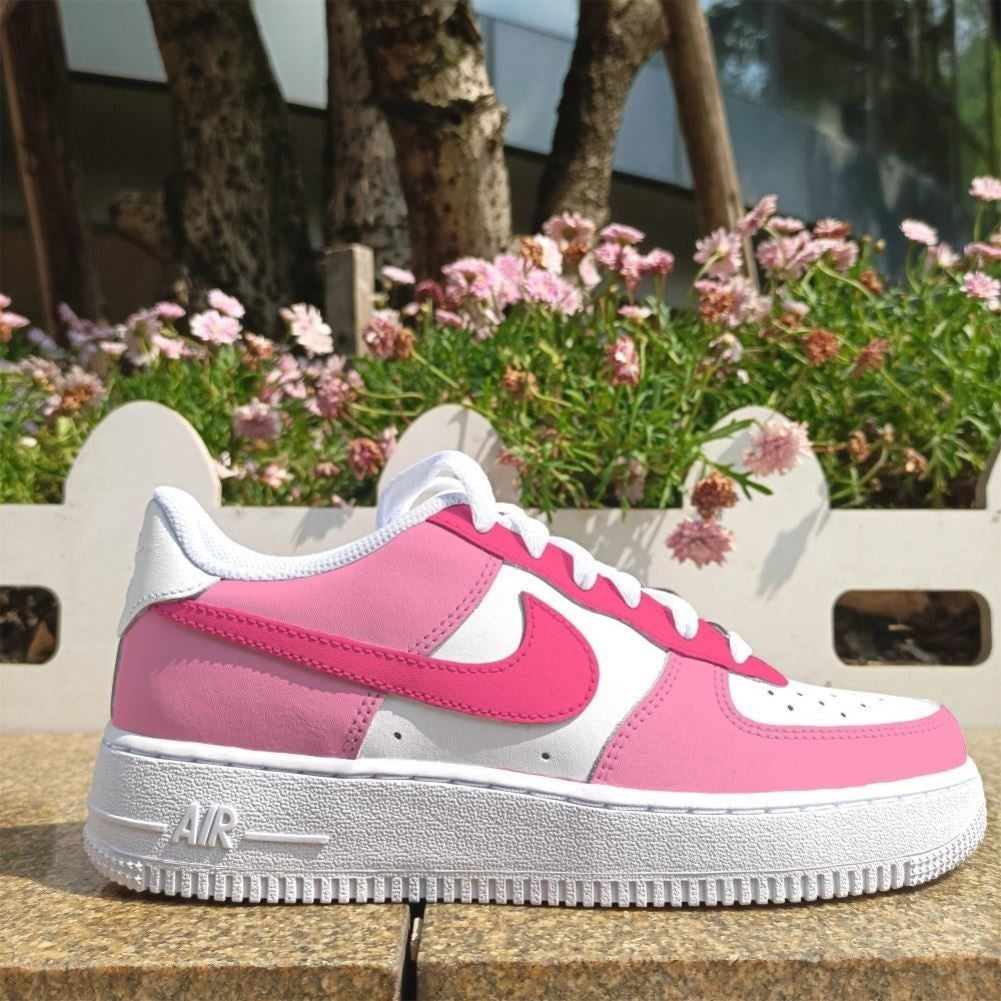 Rose Pink Custom Sneakers Air Force 1