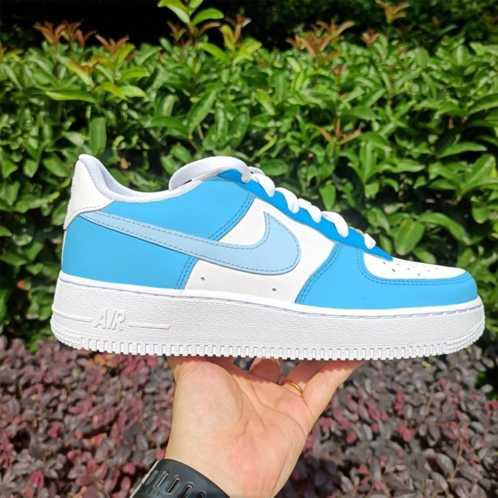 Blue Sky Custom Sneakers Air Force 1