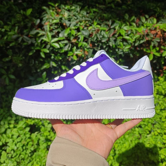 Lavender Purple Custom Sneakers Air Force 1