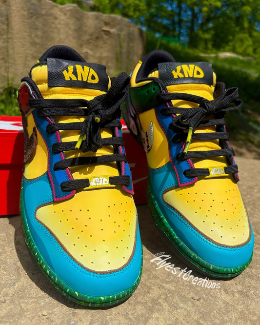 Hand Painted KND Custom Dunk Sneakers