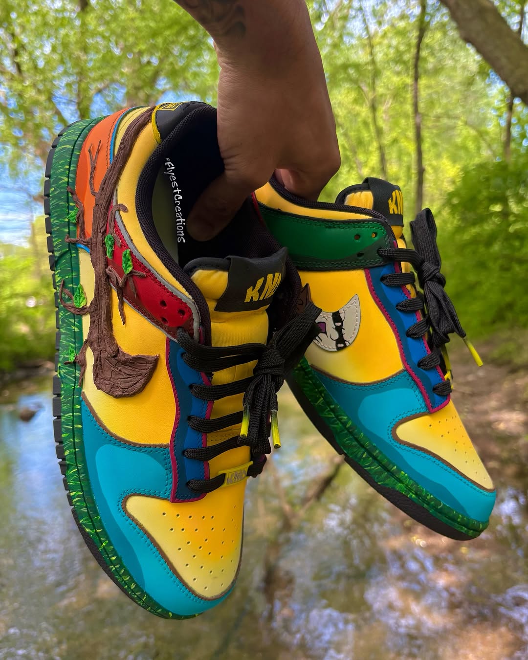 Hand Painted KND Custom Dunk Sneakers