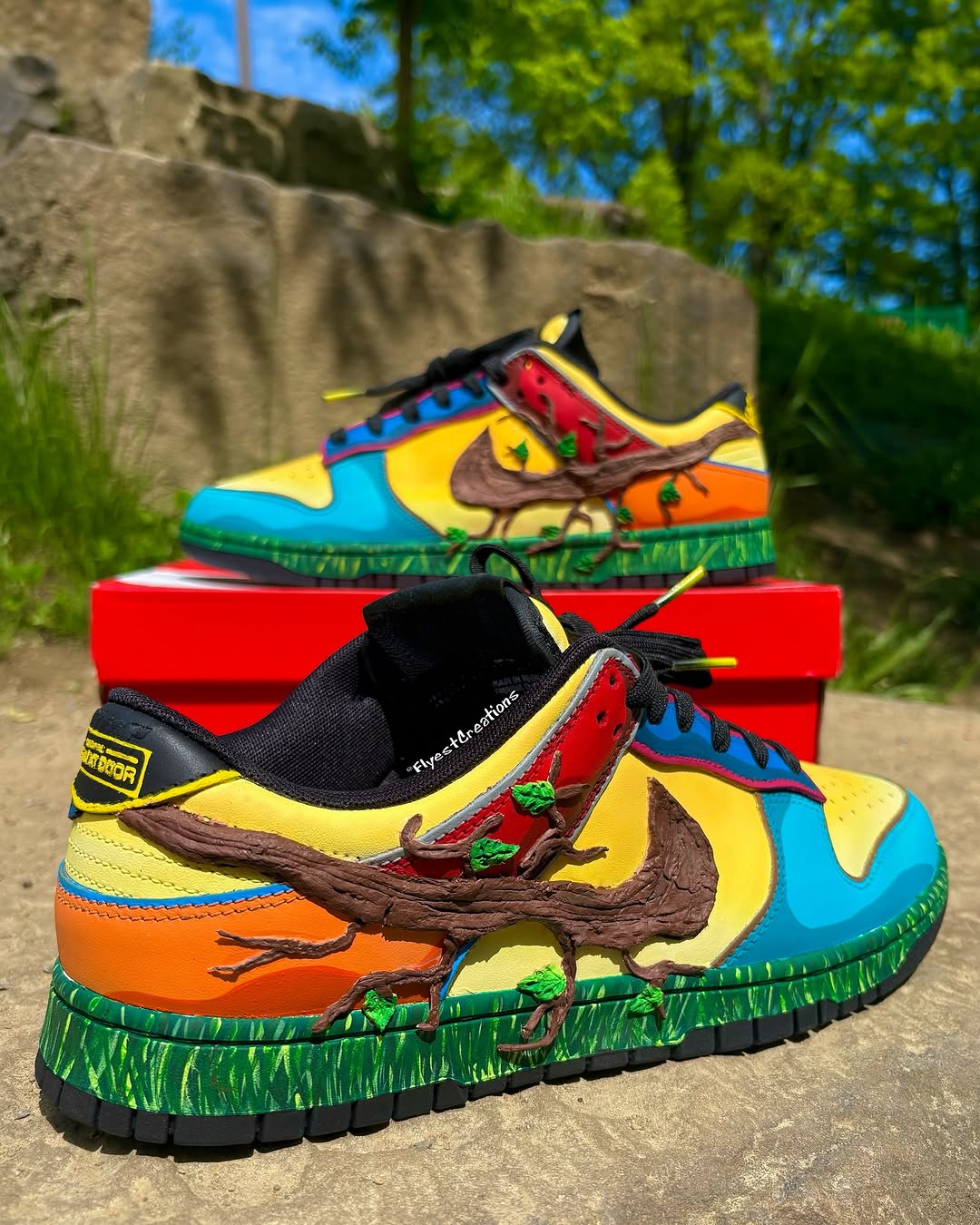 Hand Painted KND Custom Dunk Sneakers
