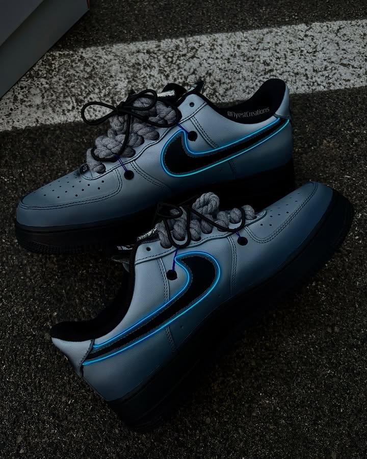 Hand Painted Custom PlayStation Air Force 1 Sneakers