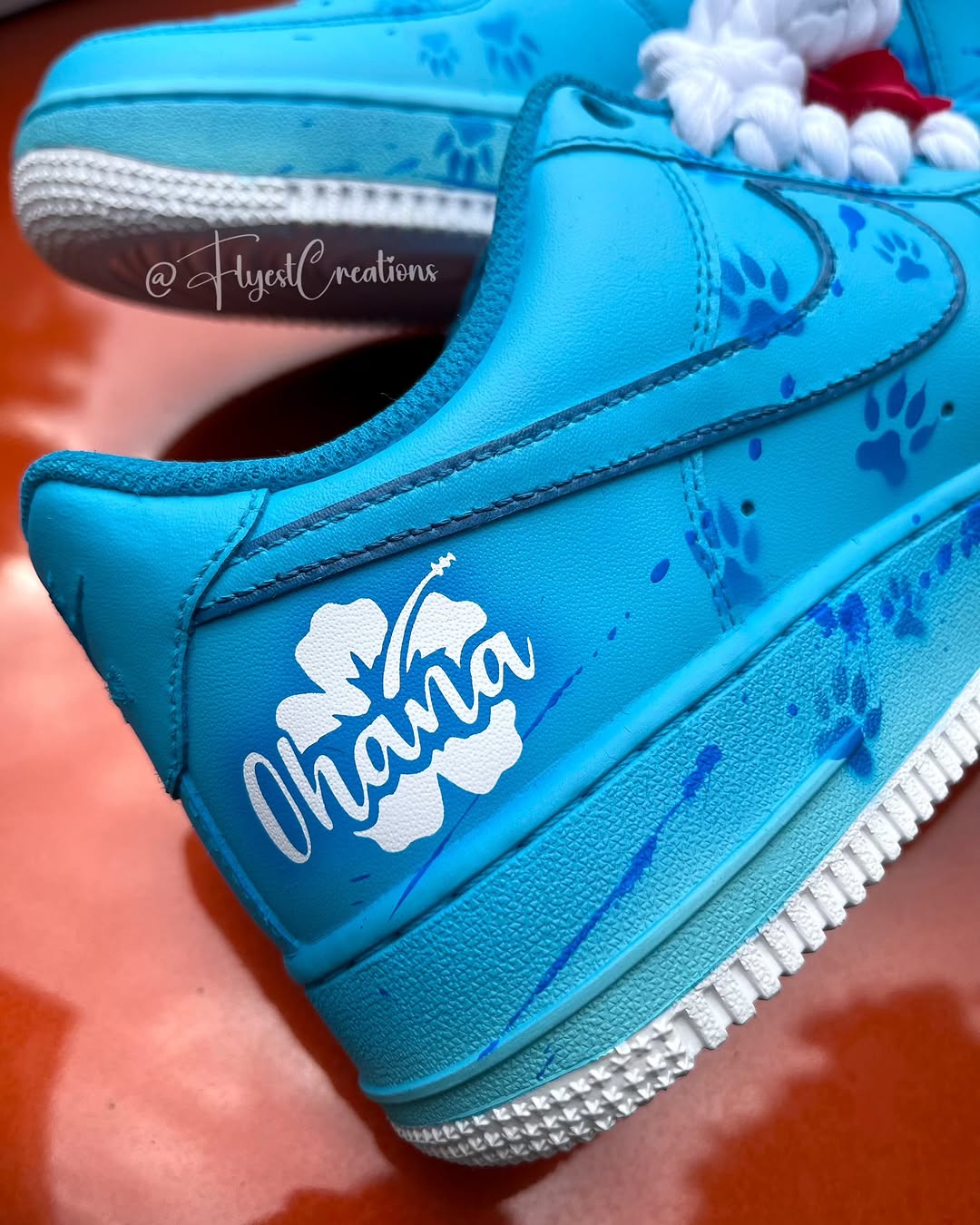 Hand Painted Stitch Custom Air Force 1 Sneakers
