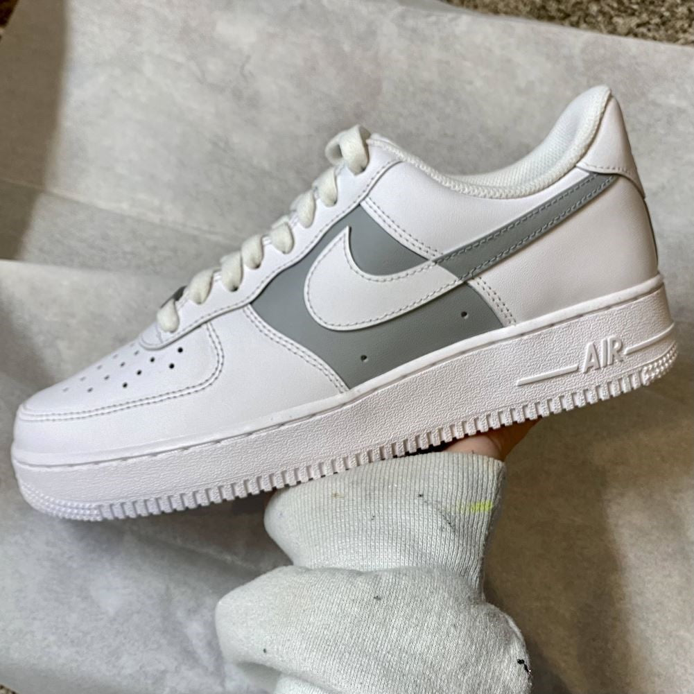 Dark Grey Custom Sneakers Air Force 1