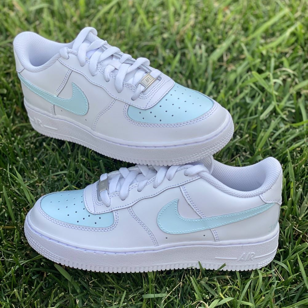 Soft Blue Custom Sneakers Air Force 1
