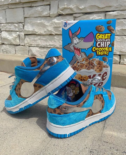 Custom Hand Painted Chocolate Chip Cookie Sneakers