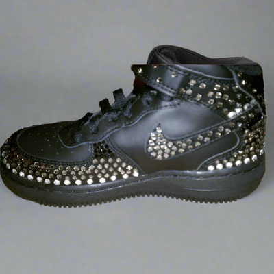 Custom Air Force 1 Black Studded