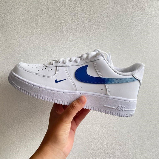 Blue Gradient Custom Sneakers Air Force 1