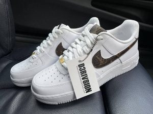 Custom Air Force 1 LV Logo Swoosh