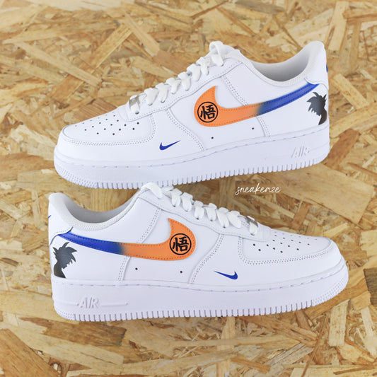 Custom Air Force 1 White Dragon Ball Theme