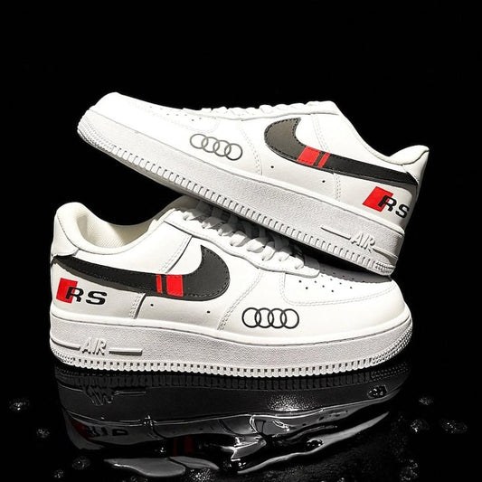 Custom Air Force 1 White With Audi Logo And RS Design