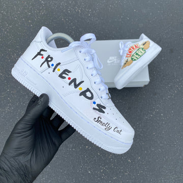 Custom Air Force 1 White with Friends Theme