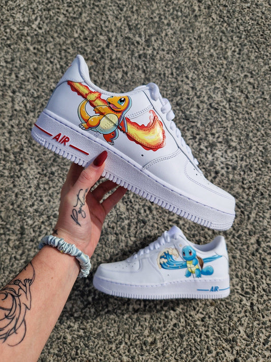 Custom Air Force 1 White With Pokemon Theme