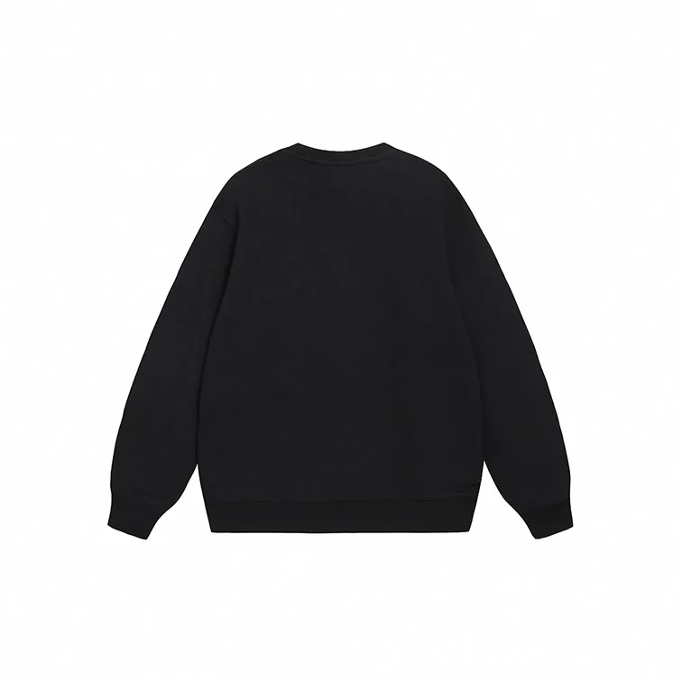 Custom Embroidery Nike Sweatshirt Black Pixel Santa Design